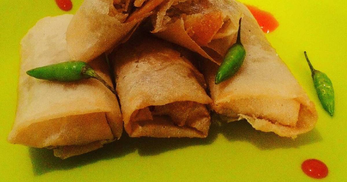 Resep Lumpia bungyam (rebung ayam) ala Dapoer_O'Cank