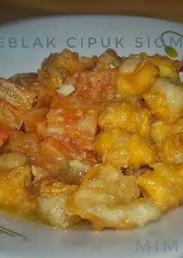 Seblak cipuk siomay
