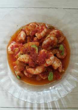 Udang kentang Sambal