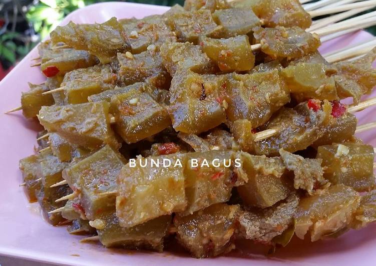 resep makanan Sate Cecek/Kikil