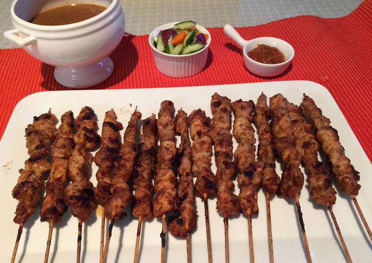 bahan dan cara membuat Sate Ayam