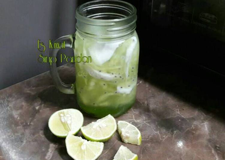 03) Es Kuwut Sirup Pandan recipe main photo