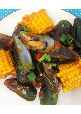 Kerang hijau saos padang