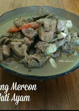 Oseng Mercon Hati Ayam 