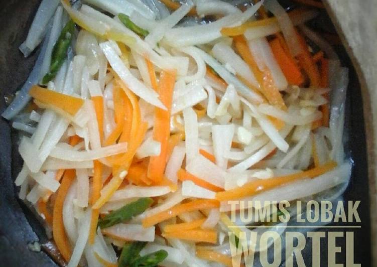 gambar untuk cara membuat Tumis Lobak wortel simple enak