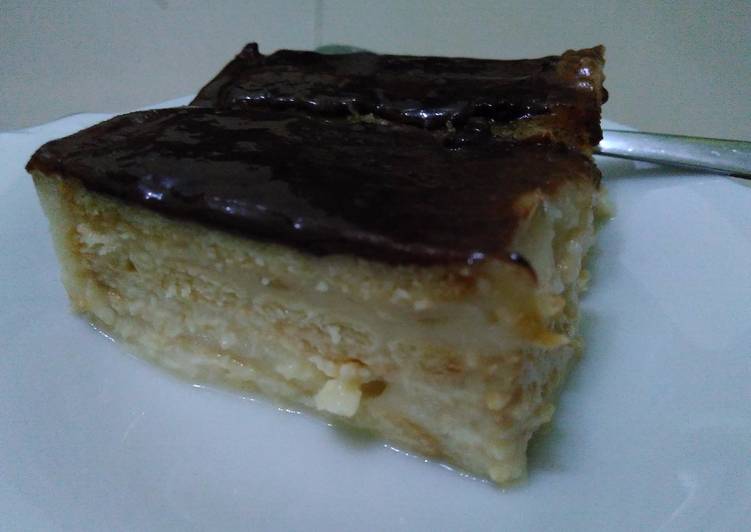 resep makanan Puding Cracker Eclair Cake untuk Dessert