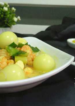 Soto udang medan