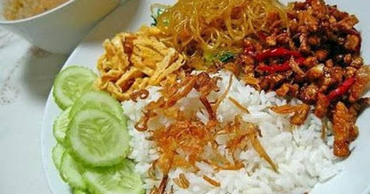 Resep Nasi Uduk Betawi Sambel Kacang oleh Evynest Cookpad