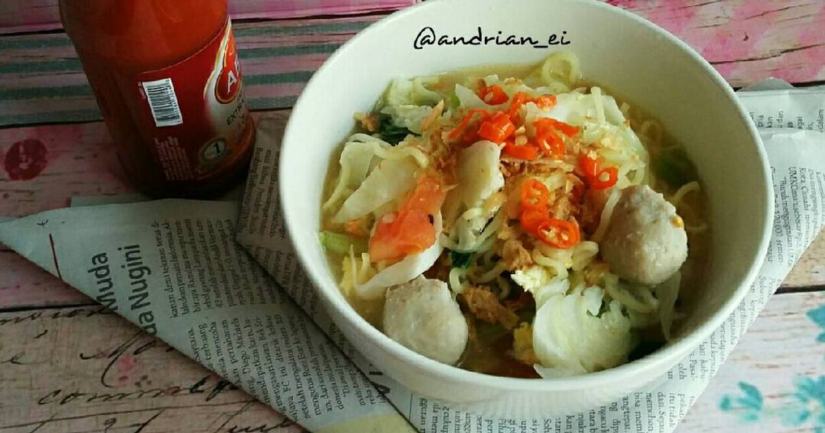 637 resep mie rebus enak dan sederhana - Cookpad