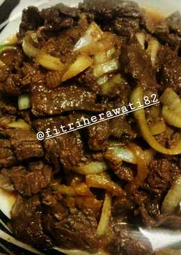 Simple Beef teriyaki ala hokben