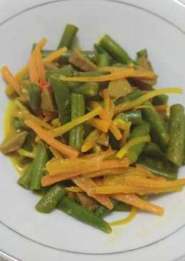 Buncis wortel bumbu kuning