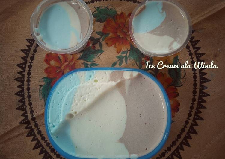 Resep Ice cream simple Oleh Winda Kamil