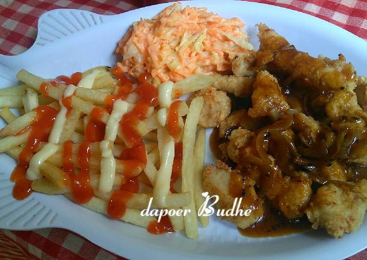  Resep  Ayam  saus  lada  hitam  oleh Fatihatul Muali Cookpad