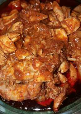 Ayam suir bumbu rendang