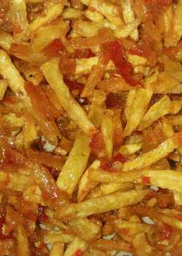 Kering kentang balado pedas