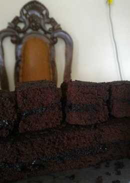 Brownies kukus isi coklat lumerð«ð« anti gagal, sehat, enak