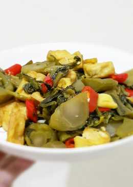 Sayur Asin Cah Tahu