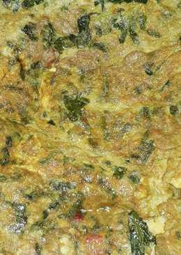 Telur Dadar Daun Singkong Pedas Ala Ku