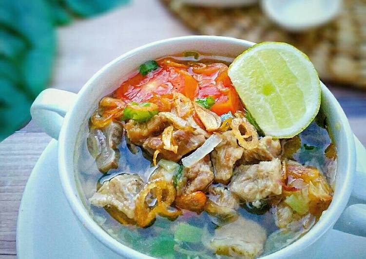 gambar untuk resep makanan Soto Daging Simple