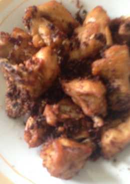 Ayam goreng kremes bumbu lengkuas