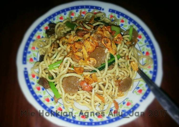 Resep Mie Hokkian ala chinese food Kiriman dari Agnes Allu