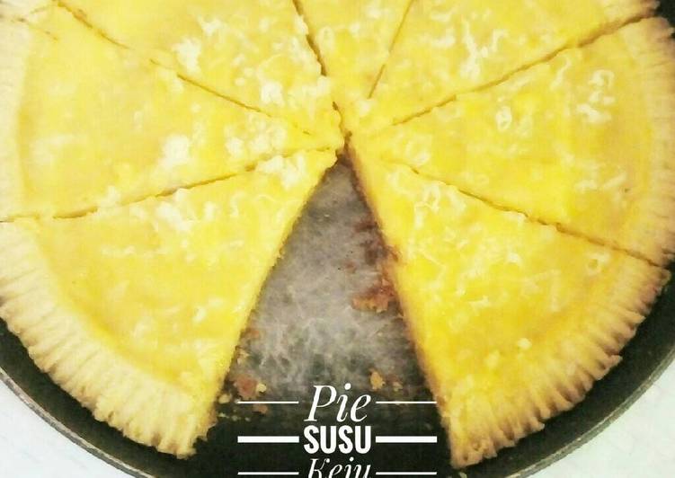 gambar untuk cara membuat Pie Susu Keju Teflon
