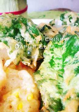 Spinach/bayam crispy