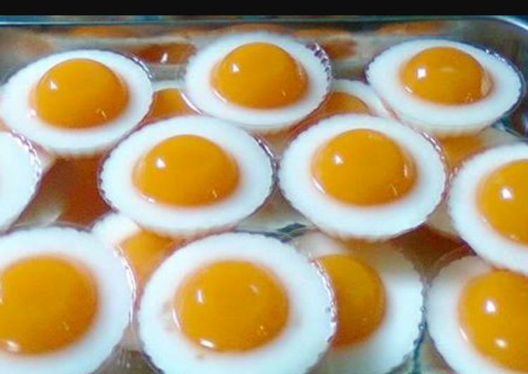 gambar untuk cara membuat Pudding ceplok telur ala ms.Rasell