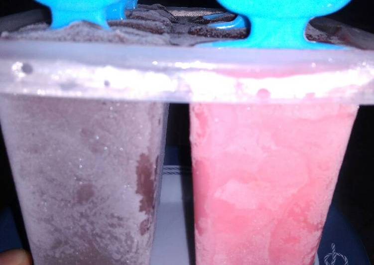 resep Eskrim Ice Cream Popsicle Es Loli Full Susu Maizena