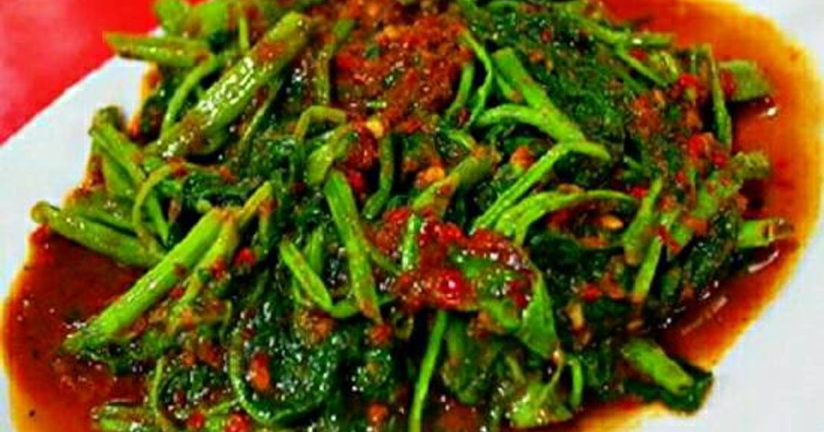 5 resep tumis bayam sambal terasi enak dan sederhana Cookpad