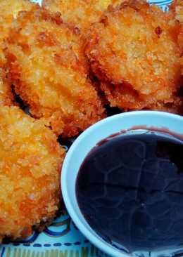 Pisang Goreng Crispy Saus Coklat