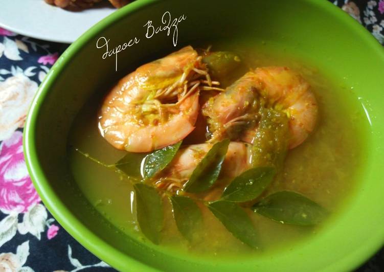 resep masakan Udang Asam Ke'eung (Udang Asam Pedas)