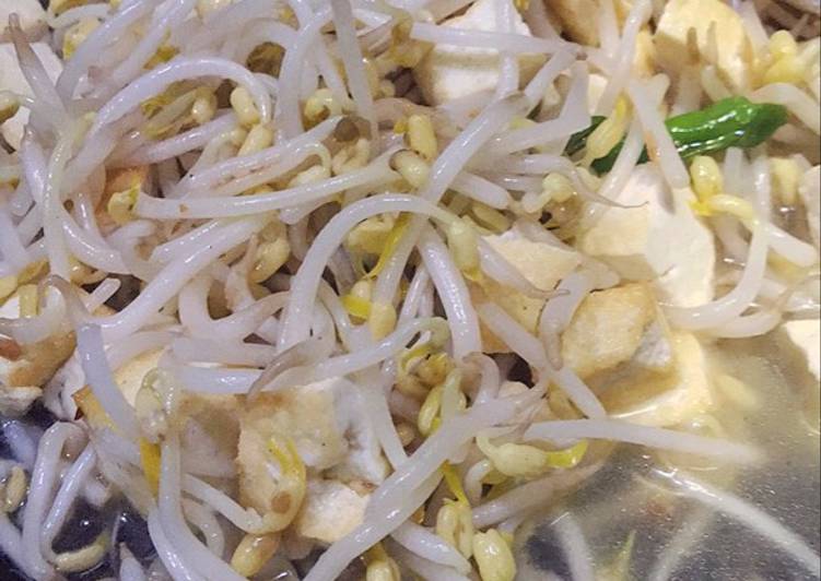 Tauge tumis tahu