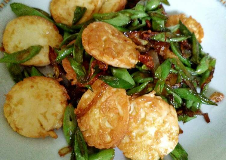 resep makanan Tumis Buncis Tofu Kilat