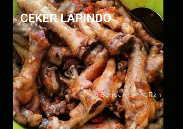 Resep Ceker lapindo / ceker setan Karya Galuh Ajeng Anggraeni