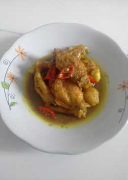 Ayam kecap gurih pedas simpel