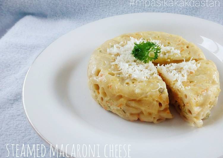 resep lengkap untuk Steamed Macaroni Cheese - MPASI