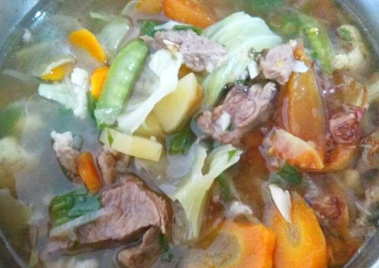 resep makanan Sup Daging Seger