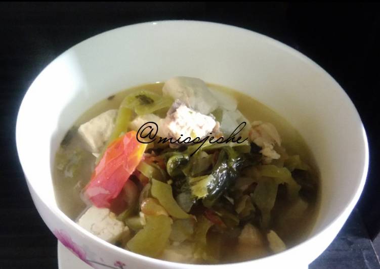 27. Sup Tahu Sawi Asin #rabubaru #bikinramadanberkesan