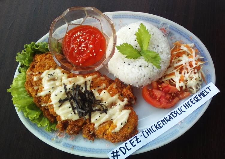 cara membuat Chicken katsu cheese melt  (super simple and delicious)