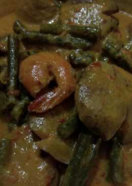 Gulai Udang dkk (Ada udang dibalik jengkol dan kacang panjang)