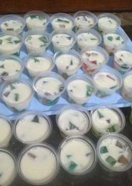 Puding Susu Mozaik