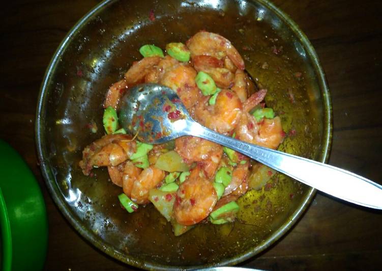 gambar untuk resep Udang Tumis Pete by dapur queen