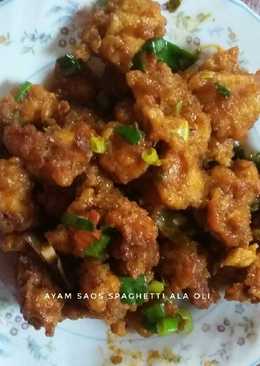 Ayam Saos Spaghetti