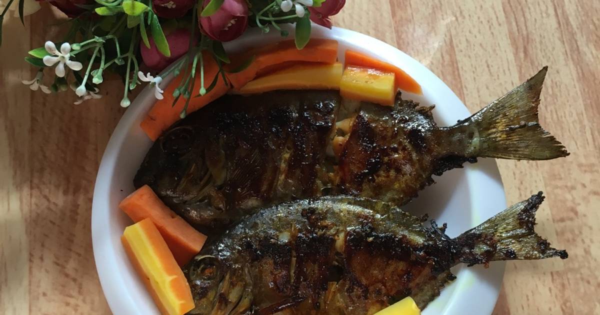 16 resep ikan bakar baronang teflon enak dan sederhana Cookpad