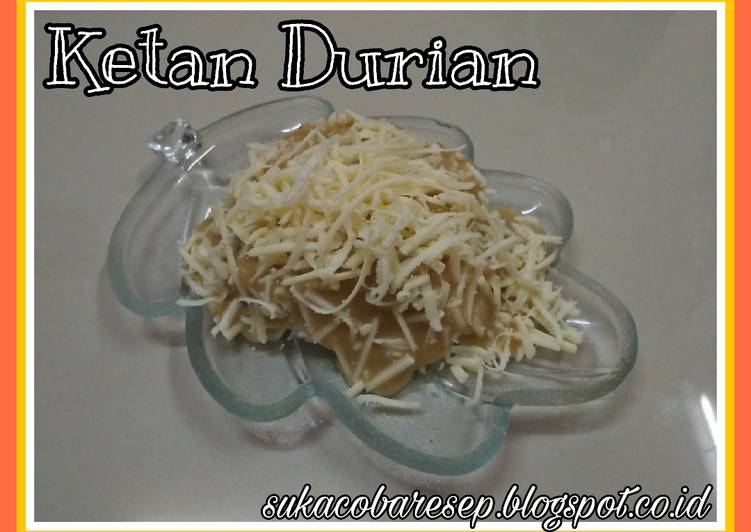 resep masakan Ketan Kinca Durian