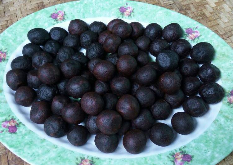 gambar untuk resep makanan Bola - bola ubi ungu