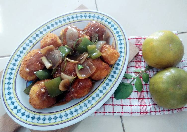 resep lengkap untuk Tahu Crispy Teriyaki