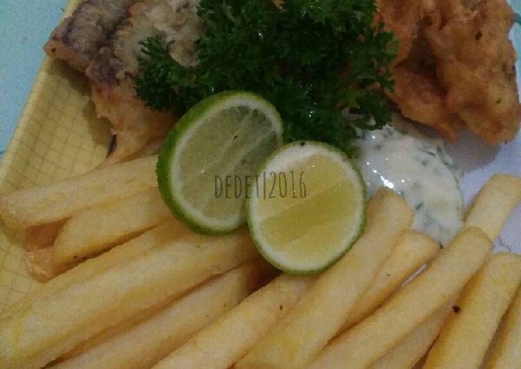 resep masakan Dendeng Fish and Chips