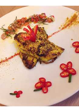 Ikan bakar sambal matah